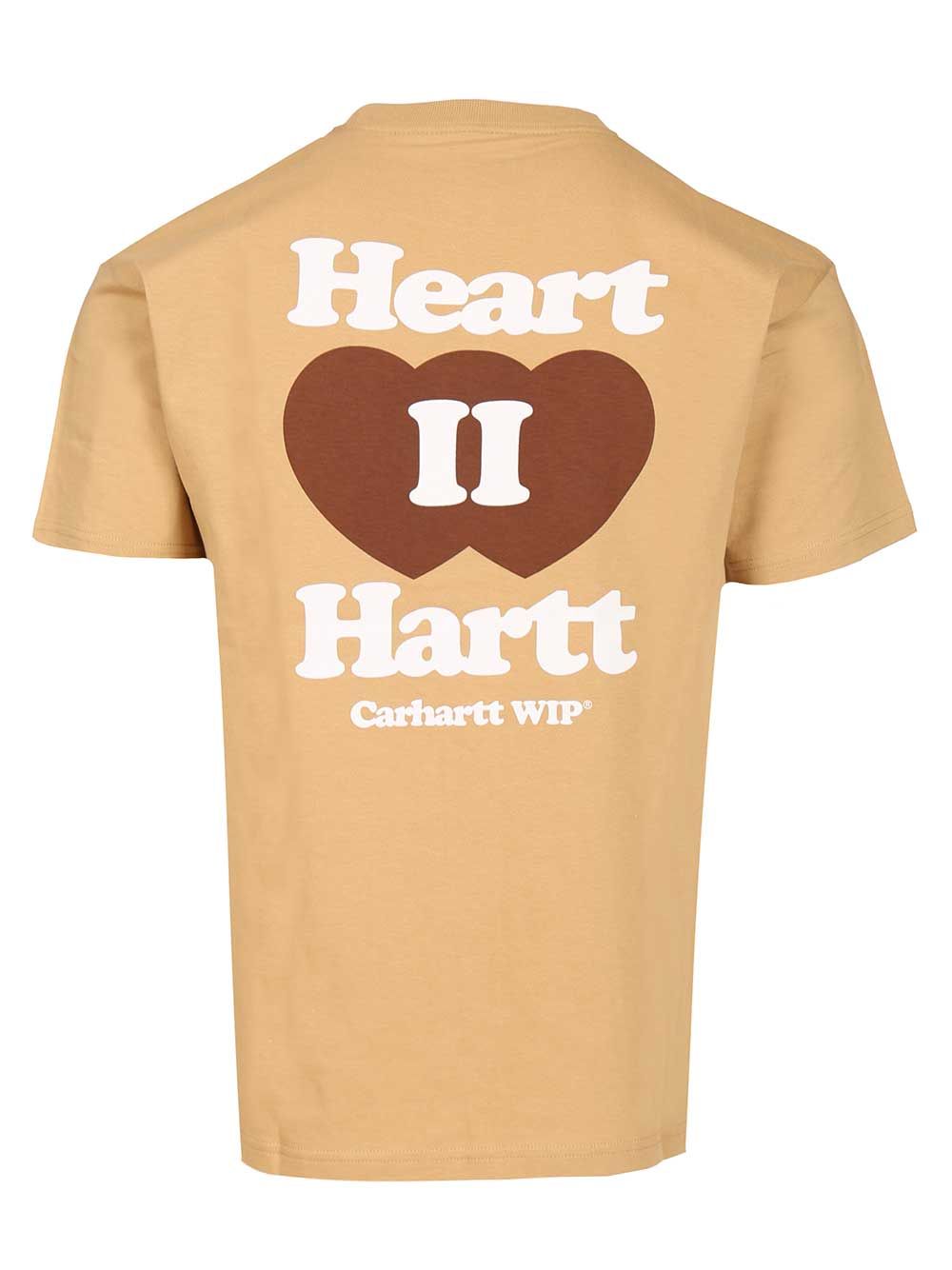 Carhartt Wip Heart Ii Hartt T-Shirt - Beige | b3c0886db37af80a4444609e071b5b18f71cfade