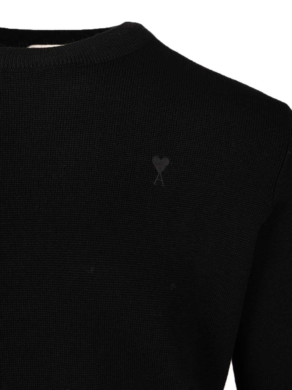 Ami Ami De Coeur Sweater Knitwear - Black | ff8620292364a2e5e36ceac034faaff4b2e59143