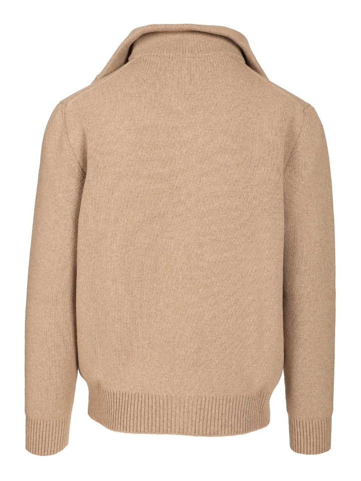 Bottega Veneta Compact Wool Cardigan Knitwear - Beige | a240c2145e0dd073ca6f14536063664864d891e3