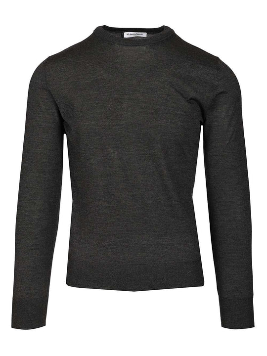Crewneck Sweater Knitwear Grey