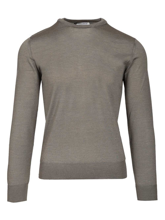 Crewneck Sweater Knitwear Grey