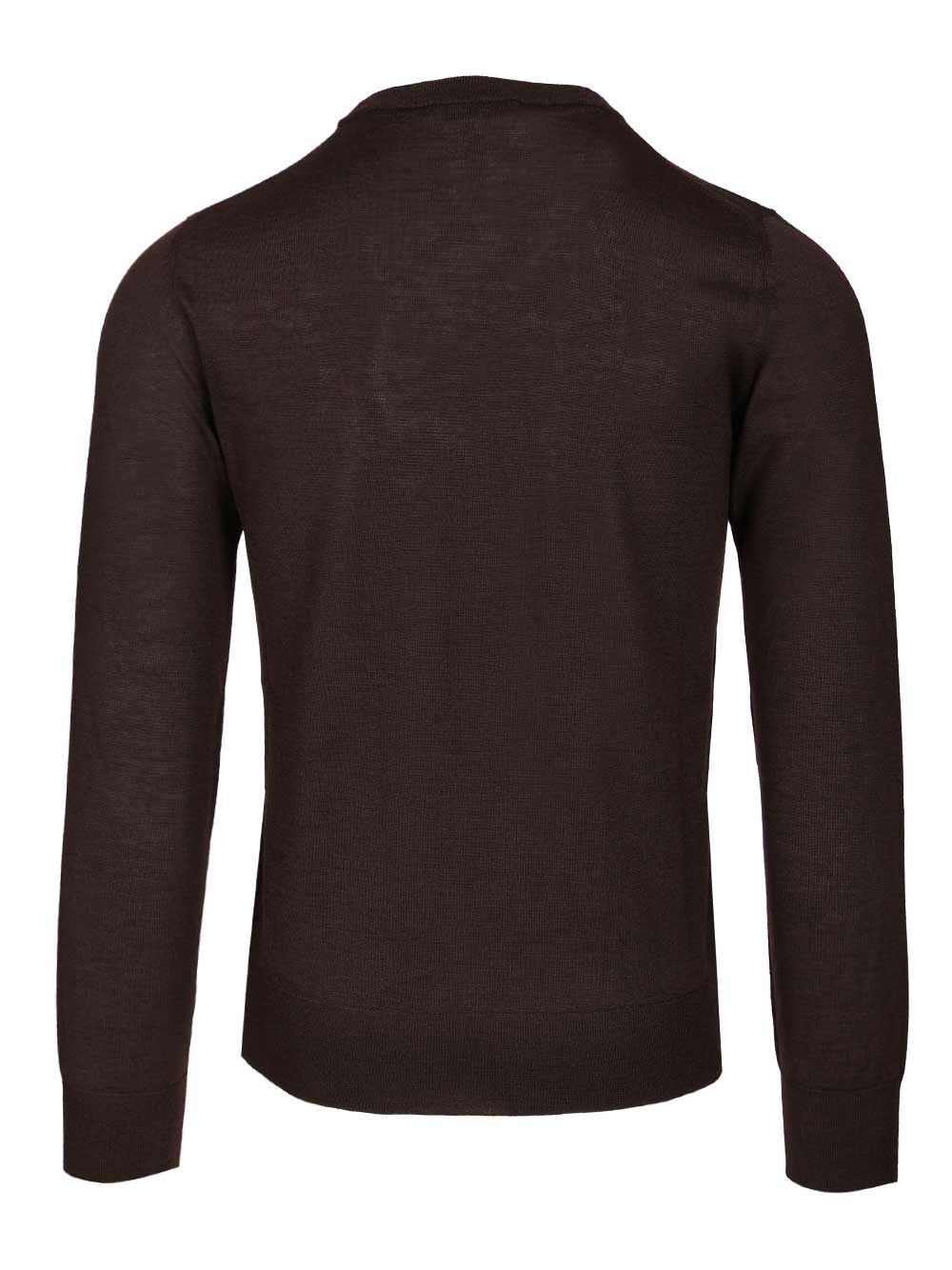Al Duca D'Aosta 1902 Crewneck Sweater Knitwear - Brown | 538186b9f69bce8074a0c1e5391ca08093bf5e98