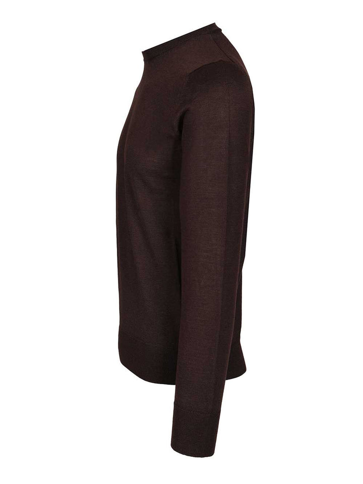 Al Duca D'Aosta 1902 Crewneck Sweater Knitwear - Brown | 52e2fdc415f5cad984a0d8caecd45b4fa1013bd5