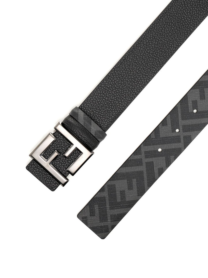 Fendi Squared Ff Reversible Belt Belts - Black | 839be61ece9dc7fbf235b5a2f8c9543ed59c1947