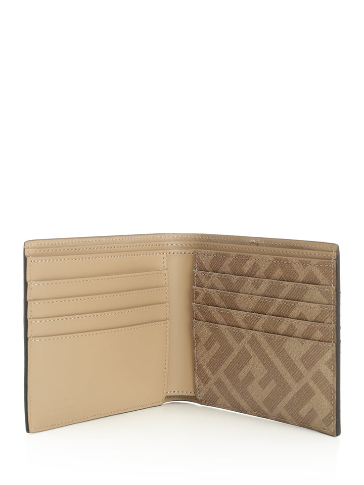Fendi Squared Ff Wallets - Beige | 874ec10a986356abdb42501109a3cb91c03fcf05