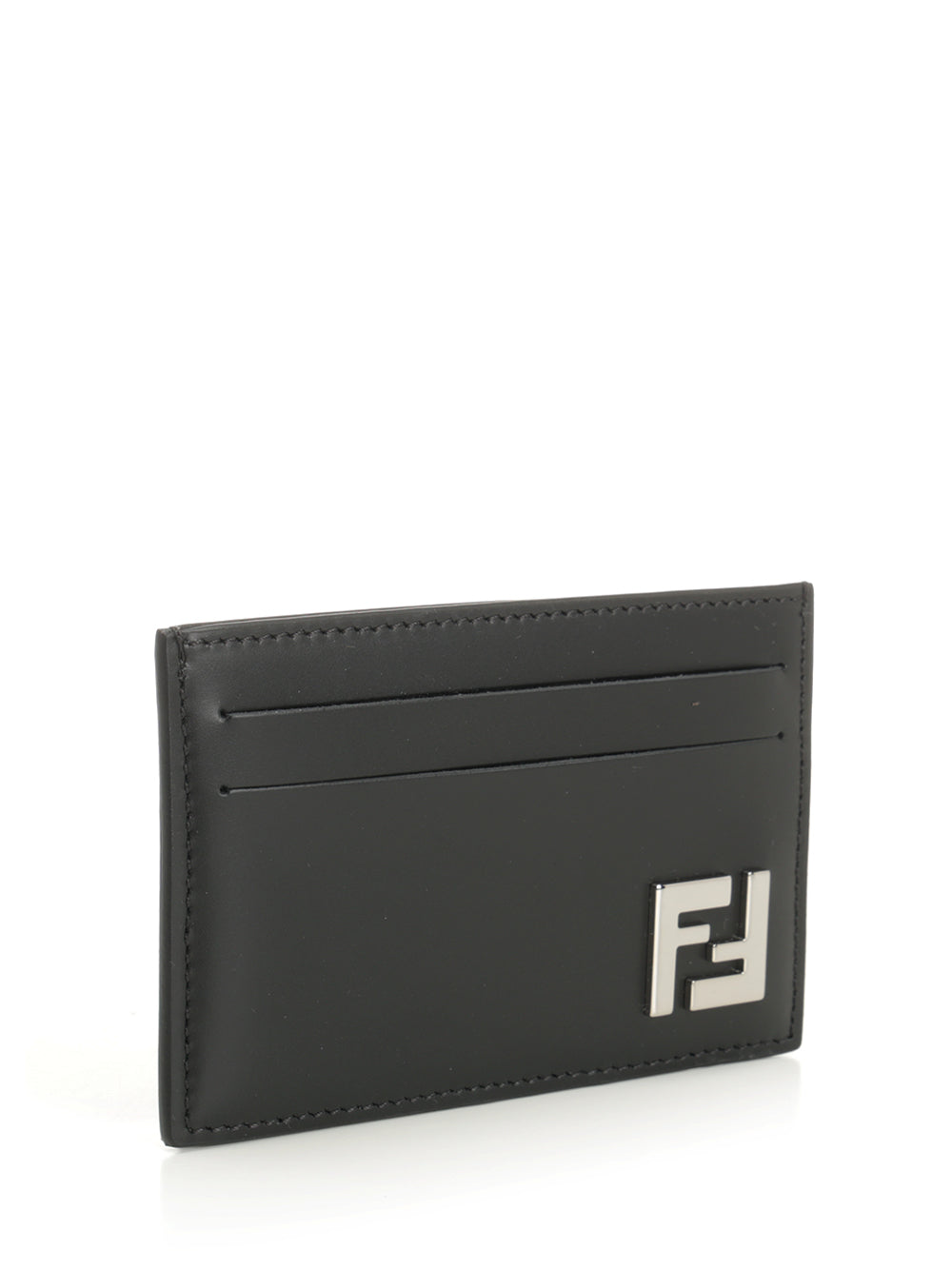Fendi Slim Squared Ff Wallets - Black | 744cd0afe97ae516e94447bcaf7c641c909bf117