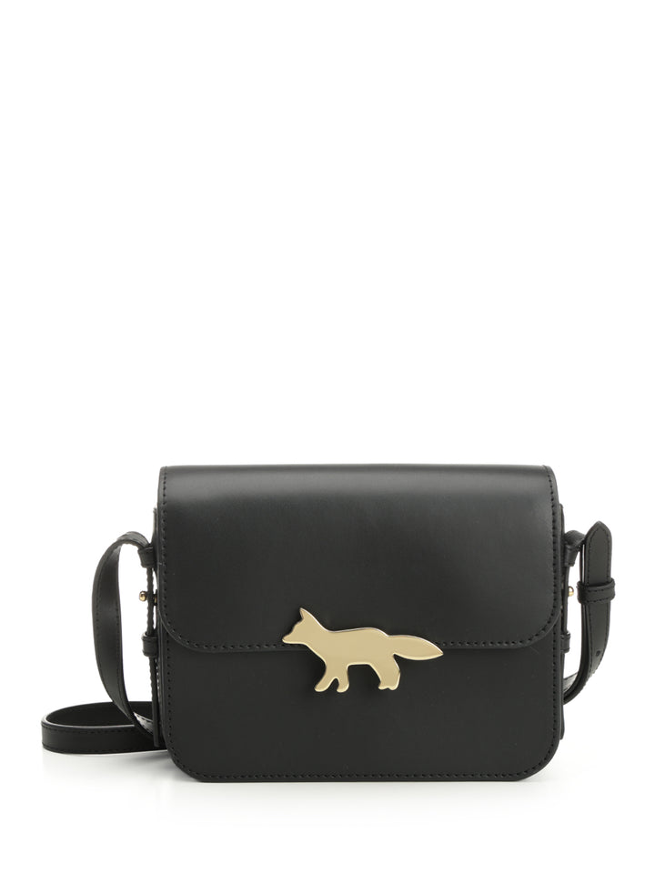 Maison KitsunÉ Edie Bag Shoulder Bags - Black | 6827bfeab9f768aa7b1b7e396a3754726c6e9322