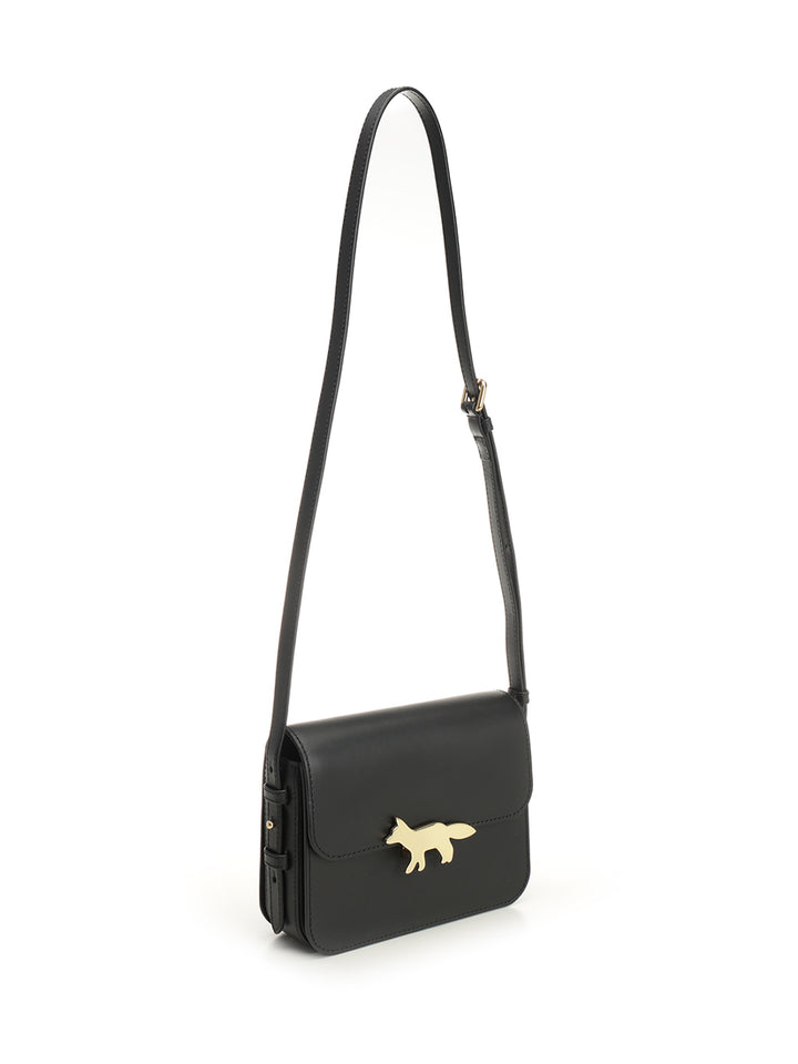 Maison KitsunÉ Edie Bag Shoulder Bags - Black | c6bd20c79ef9c65fddd53b92b60378fa9f831089