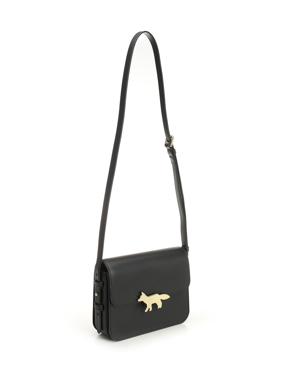Maison KitsunÉ Edie Bag Shoulder Bags - Black | c6bd20c79ef9c65fddd53b92b60378fa9f831089