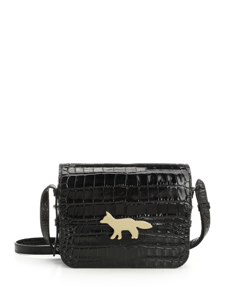 Maison KitsunÉ Edie Bag Shoulder Bags - Black | 2f350f4cea233c34c38624ef58a1b6e69ed4c5cc