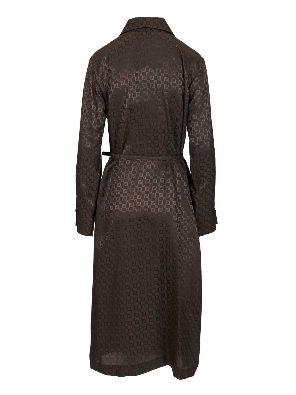 Fendi Midi Shirt Dress Dresses - Brown | 6dc56d9236a4efb0cf670dd2452be8de69d8e75e