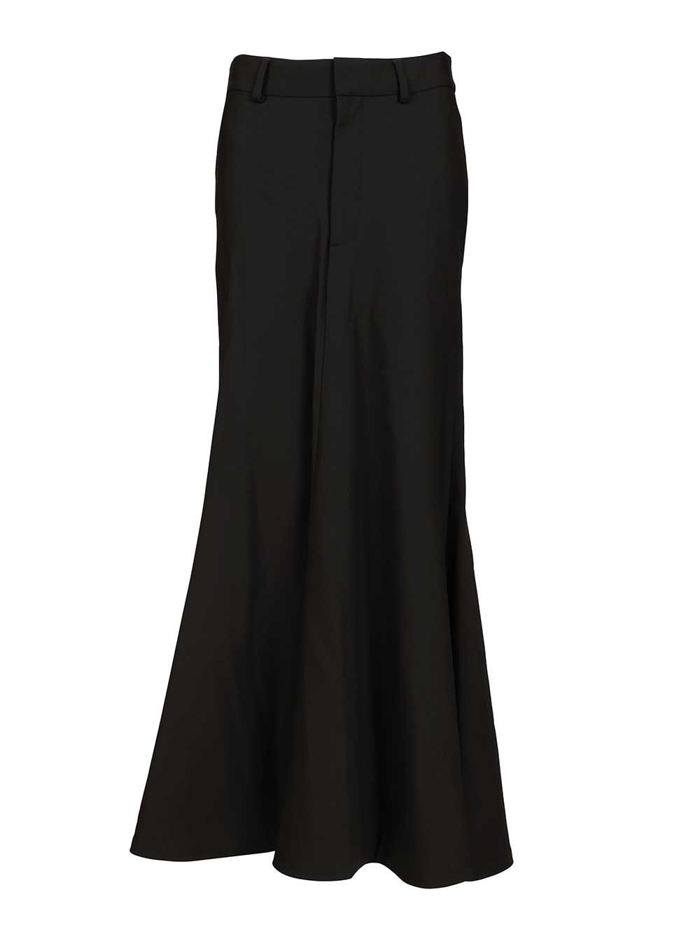 Balenciaga Godet Maxi Skirt Skirts - Black | 5c9b7b7c9d63255361764dc64d3f4bcc18919682