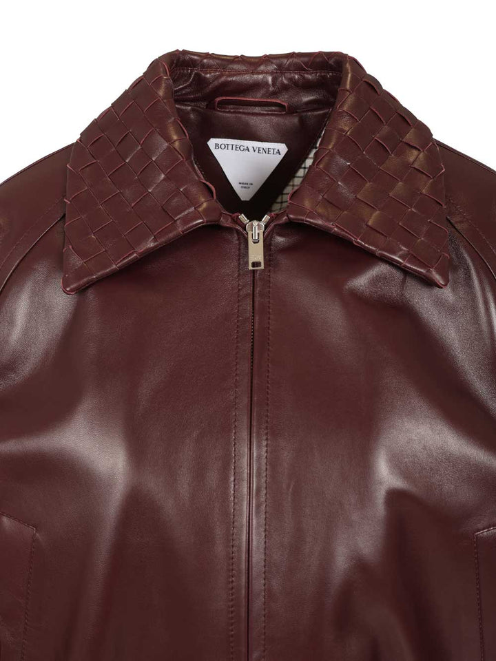 Bottega Veneta Blouson Jacket Jackets - Bordeaux | 976b23c166cc0fabd767f67b8534128df2e8df7c
