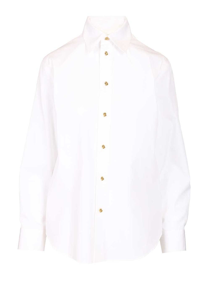 Bottega Veneta Cotton Shirt Shirts - White | a60382fd53515b053e8bef76d458be1d1598e7af