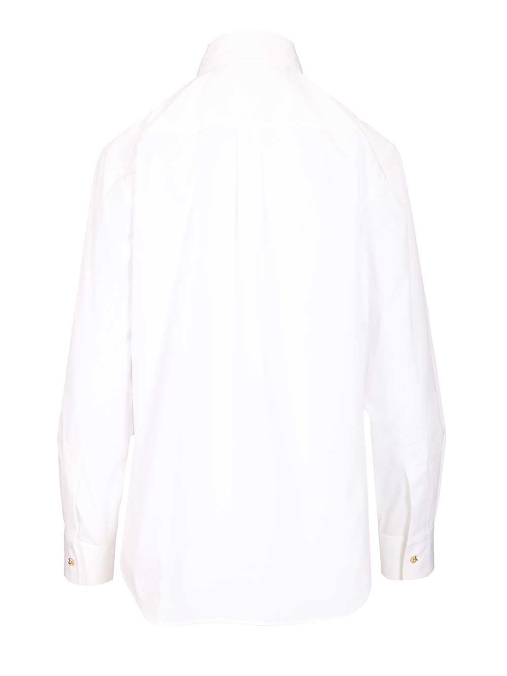 Bottega Veneta Cotton Shirt Shirts - White | a440801796385227dfea70096482c81061280e49