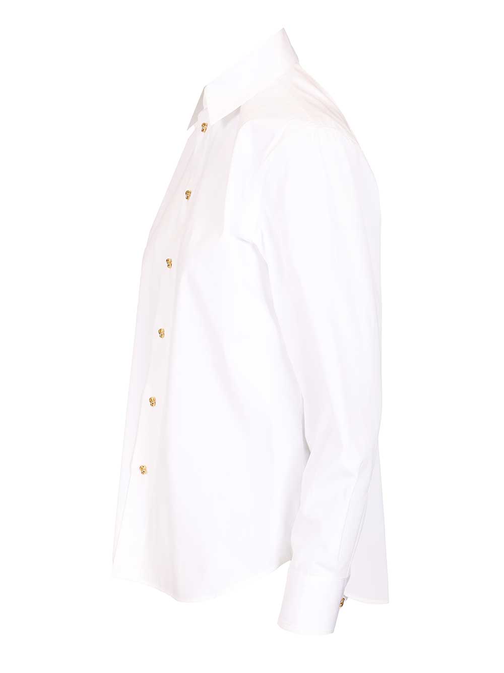 Bottega Veneta Cotton Shirt Shirts - White | 73b2ea9a1c100d4942c94db79f0ac80f5836fda0