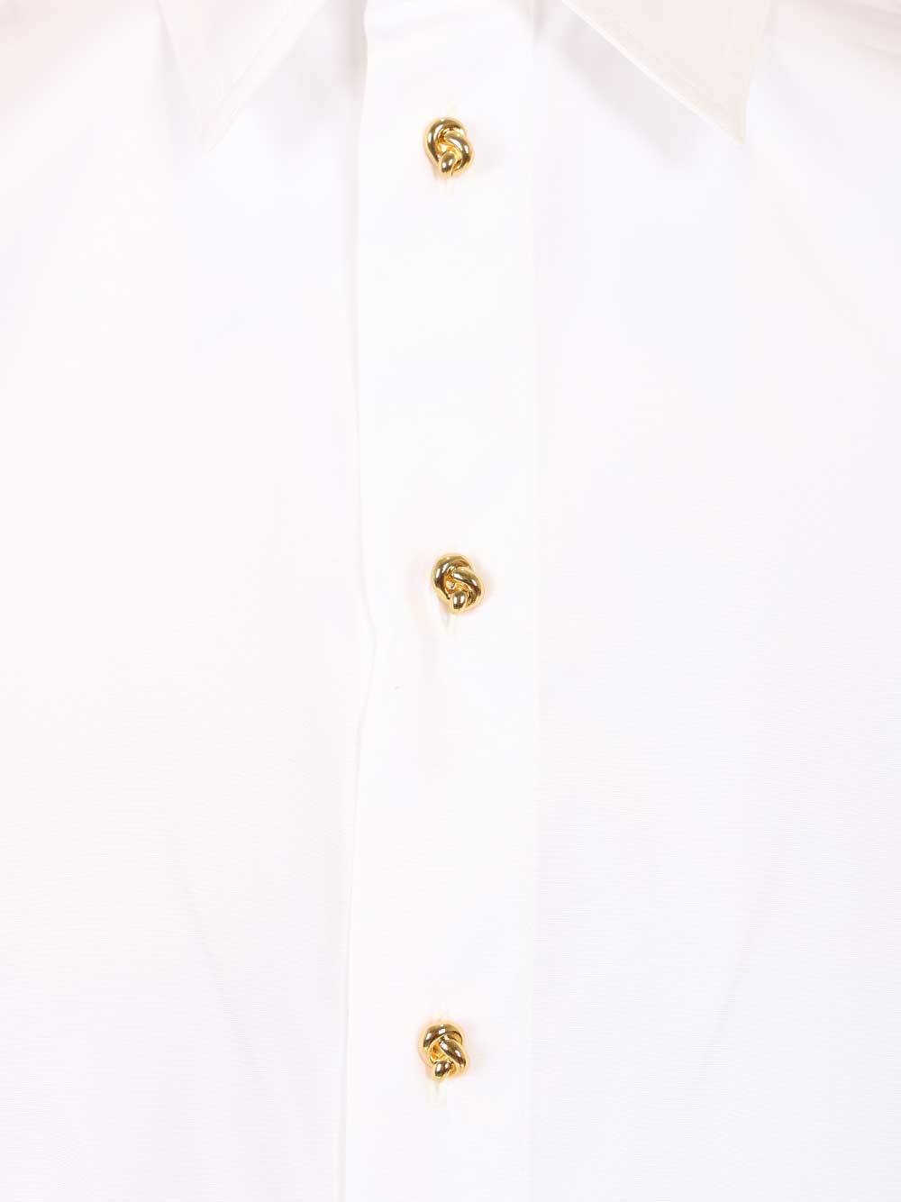Bottega Veneta Cotton Shirt Shirts - White | 4efd709b4ca99dcc1ae86949467e08aa0c1c8b62