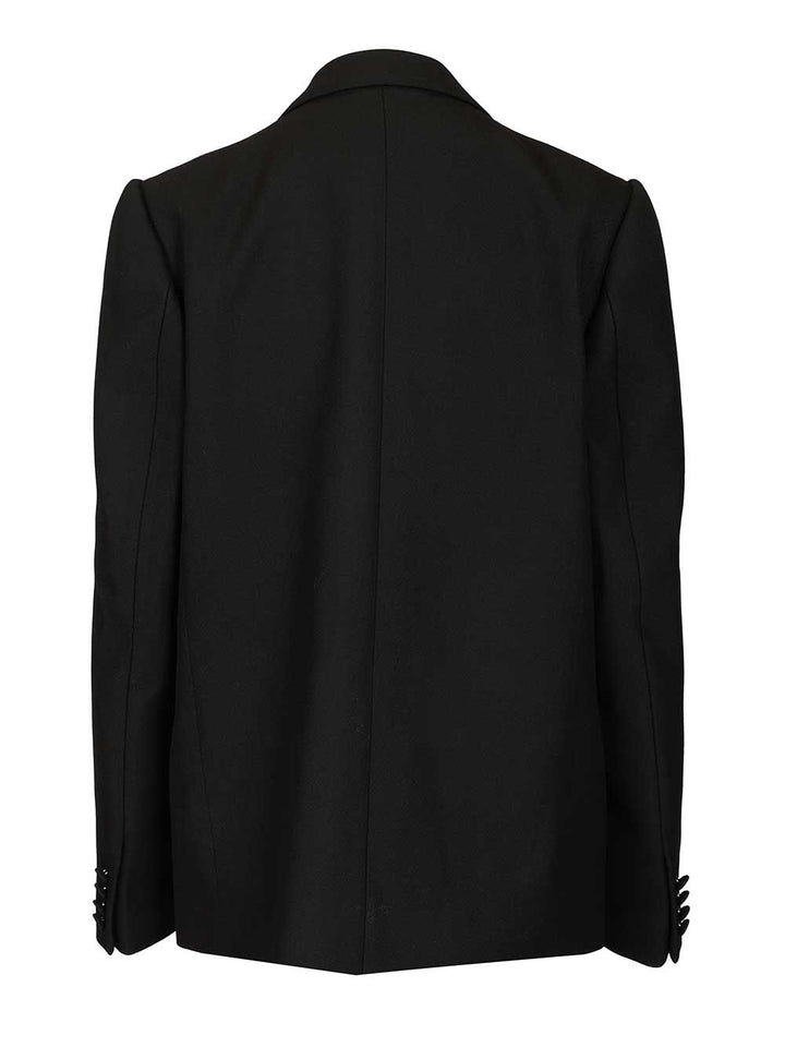 Acne Studios Double-Breasted Jacket Dresses - Black | 604b1cd657f0599b594c7ebb045346bbf0f26b5f