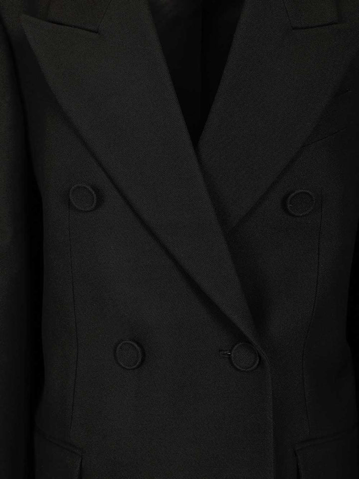 Acne Studios Double-Breasted Jacket Jackets - Black | 206db0ab083aa3264be21d7433b35663188a5ccf