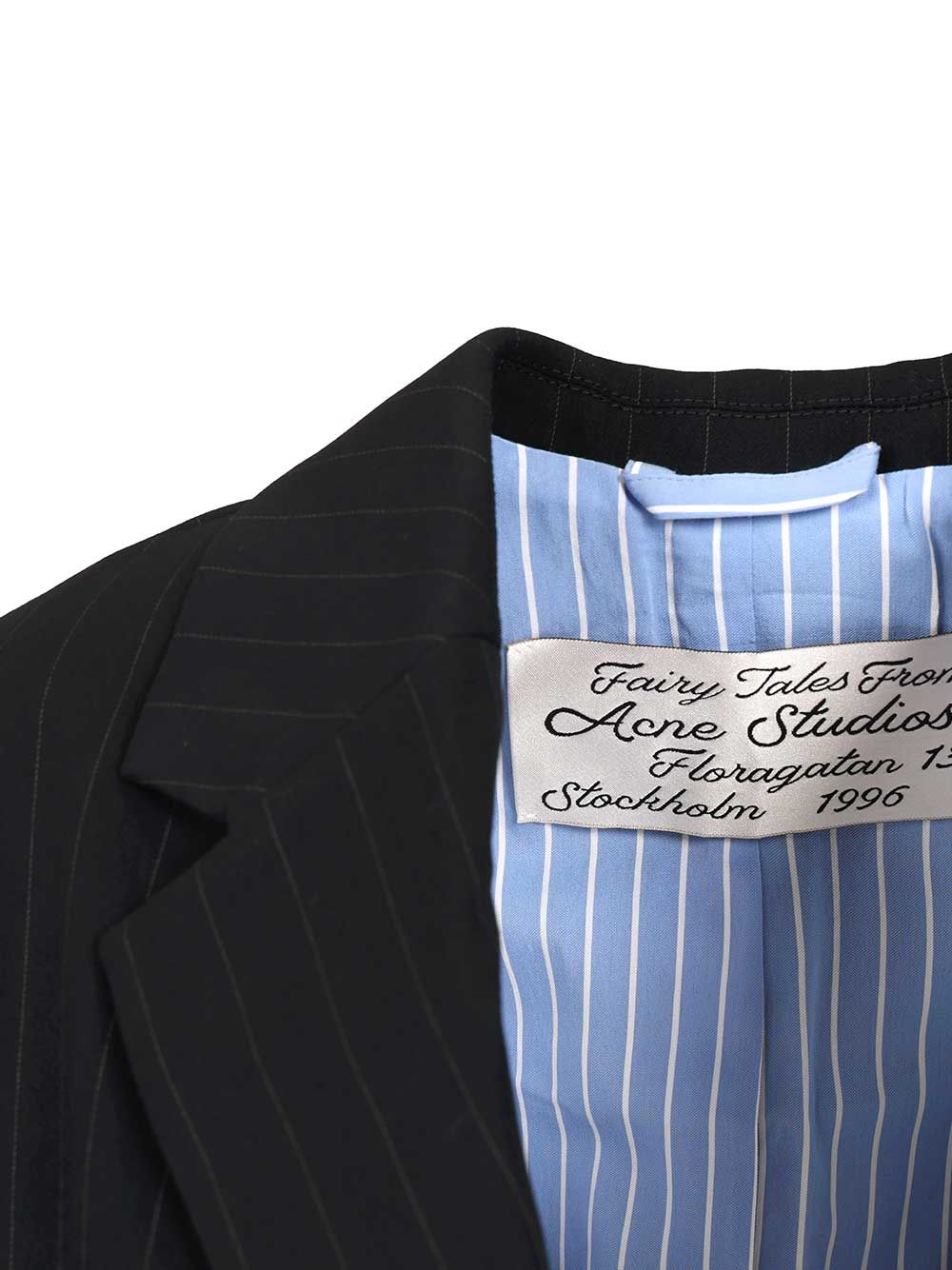 Acne Studios Single-Breasted Jacket Jackets - Blue | 4e2578f4c703e70c47f8133b6fe9728a4d65c641