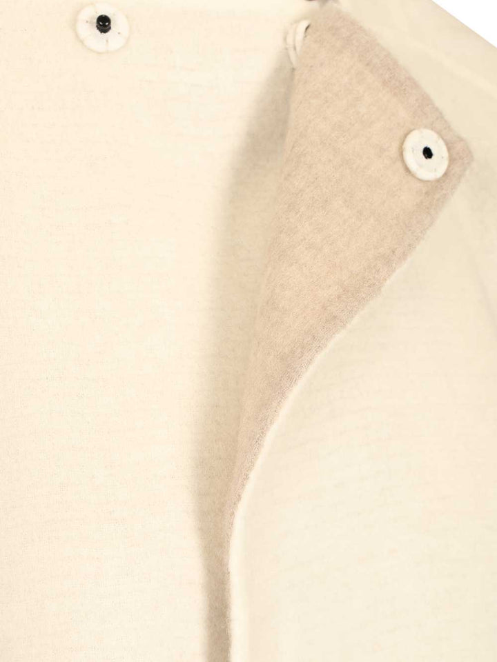 Rick Owens Island Jacket Coats - White | e1046547a0b182257675c3209138a0cb5e989730