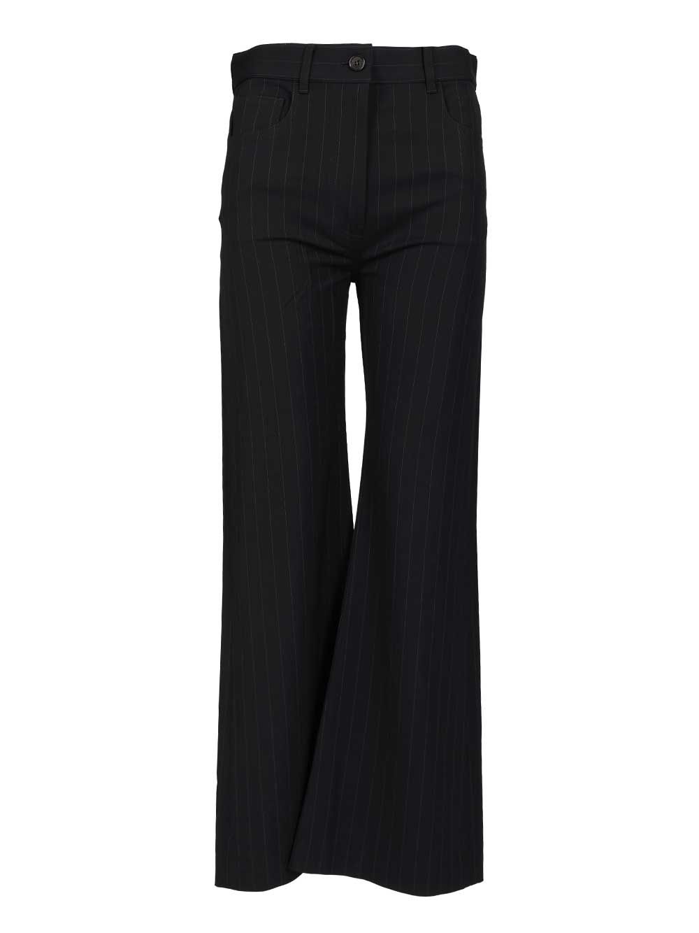 Acne Studios Pinstriped Trousers Jackets - Blue | 9ffadcec238f840bea35b8d3625290dcd11efaca