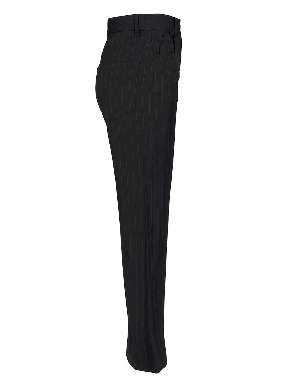 Acne Studios Pinstriped Trousers Jackets - Blue | 3982006178c1f3cc03f9ad27e483ce765b745bf0