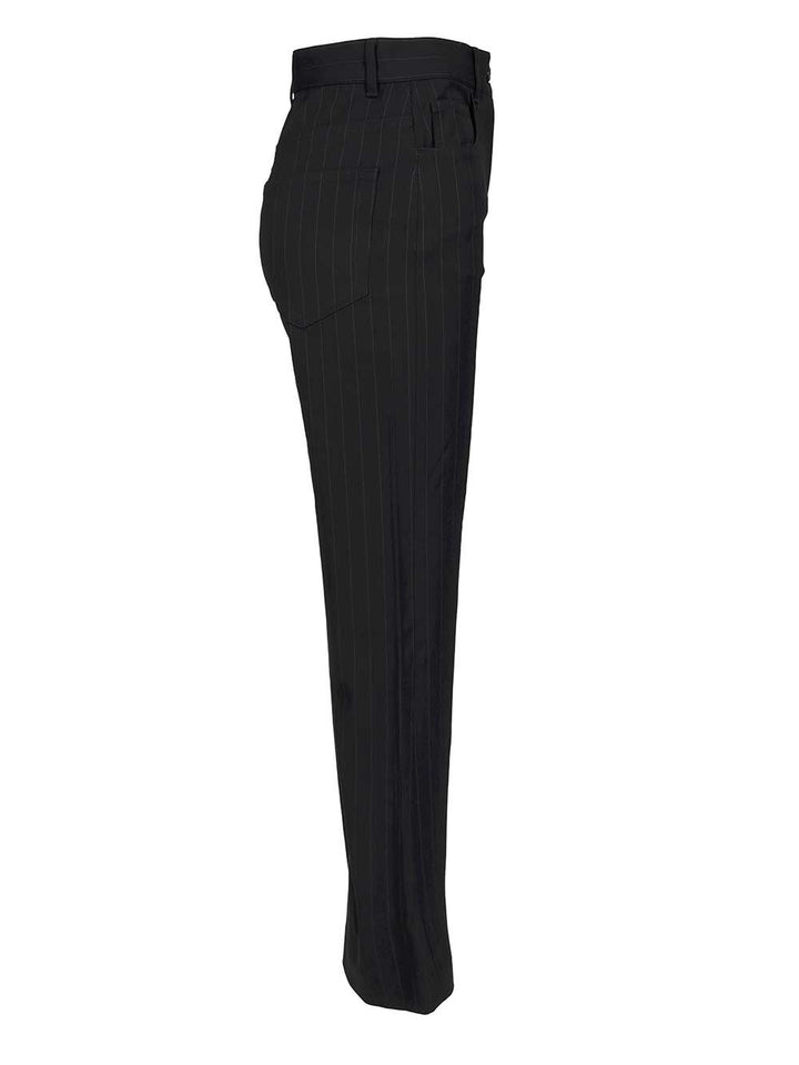 Acne Studios Pinstriped Trousers Jackets - Blue | 3982006178c1f3cc03f9ad27e483ce765b745bf0