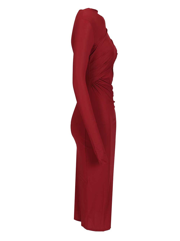 Amazuin Francis Midi Dress Dresses - Bordeaux | ef8ed9bb04a71df526b2434ec8d79bcecf065a72