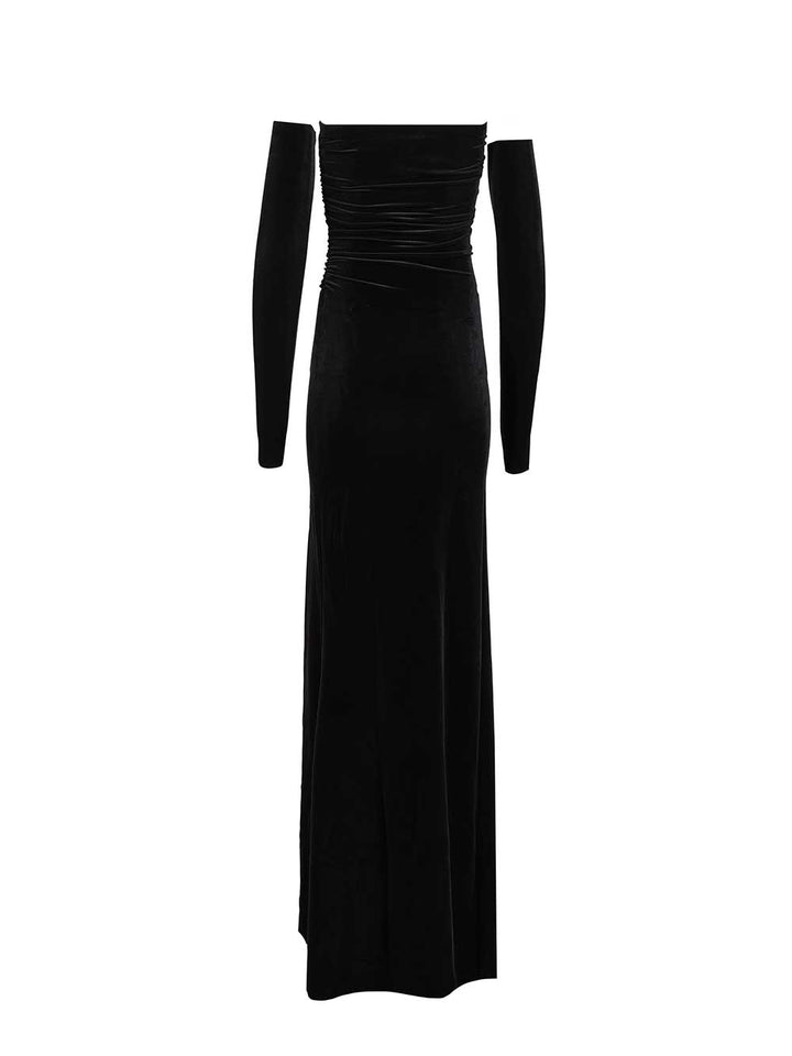 Amazuin Julien Velvet Dress Dresses - Black | 7989ae624ddd8df2ef191cff2b8393059dcbf085