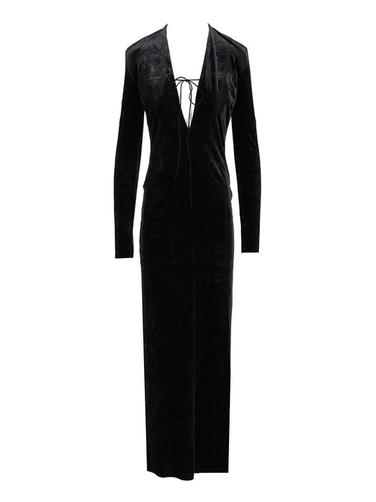 Lara Velvet Dresses Black