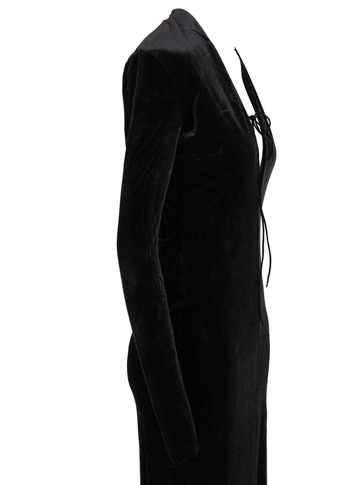 Amazuin Lara Velvet Dresses - Black | 78c09f29723fa174b1531fe4dfd7a15b55f6a99a