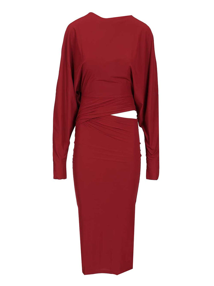 Amazuin Midi Dress Karen Dresses - Bordeaux | c89d72511457ced38834719334f1bdc8383fd295