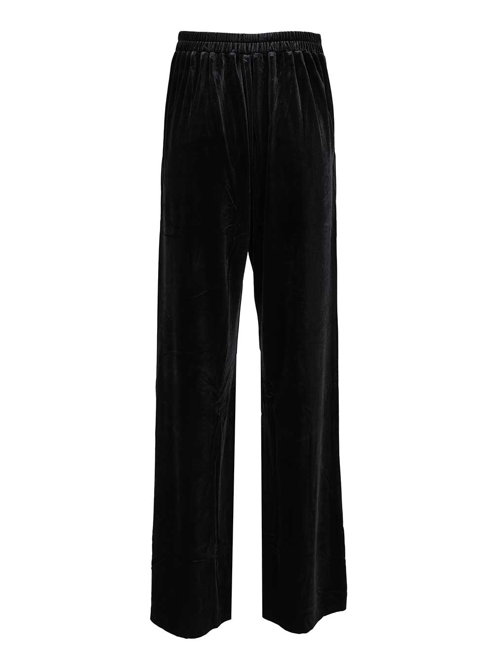 Amazuin Gal Velvet Trousers - Black | 6d7bc4dbda2edcac39a518ef6e9e4ae4df8ea7aa
