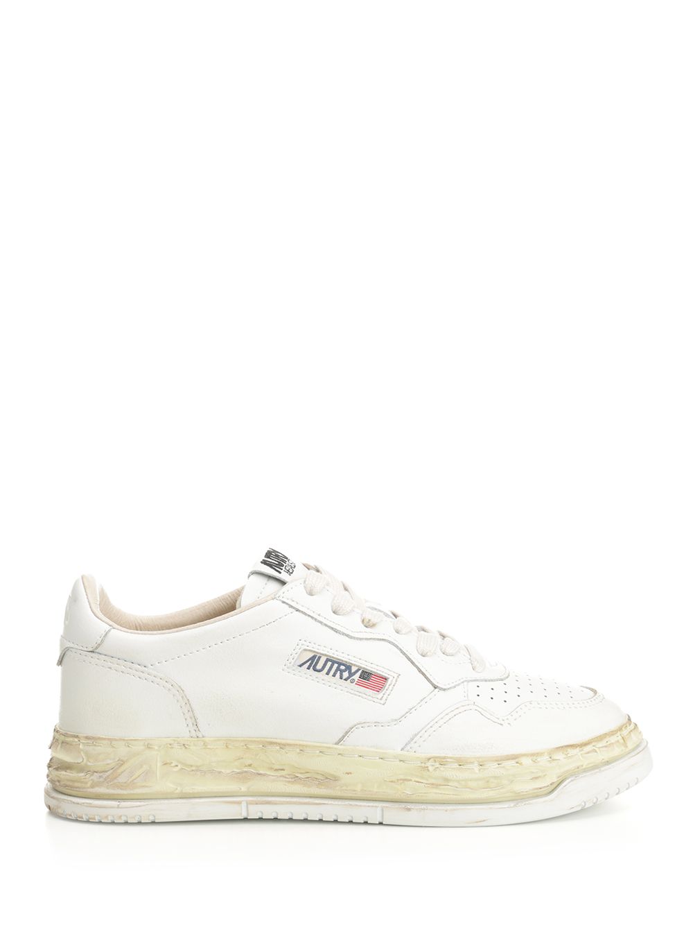 Autry  Medalist Low Super Vintage Sneakers - White | 296eec456e5ac7bfc8dded47c71944d8569efece