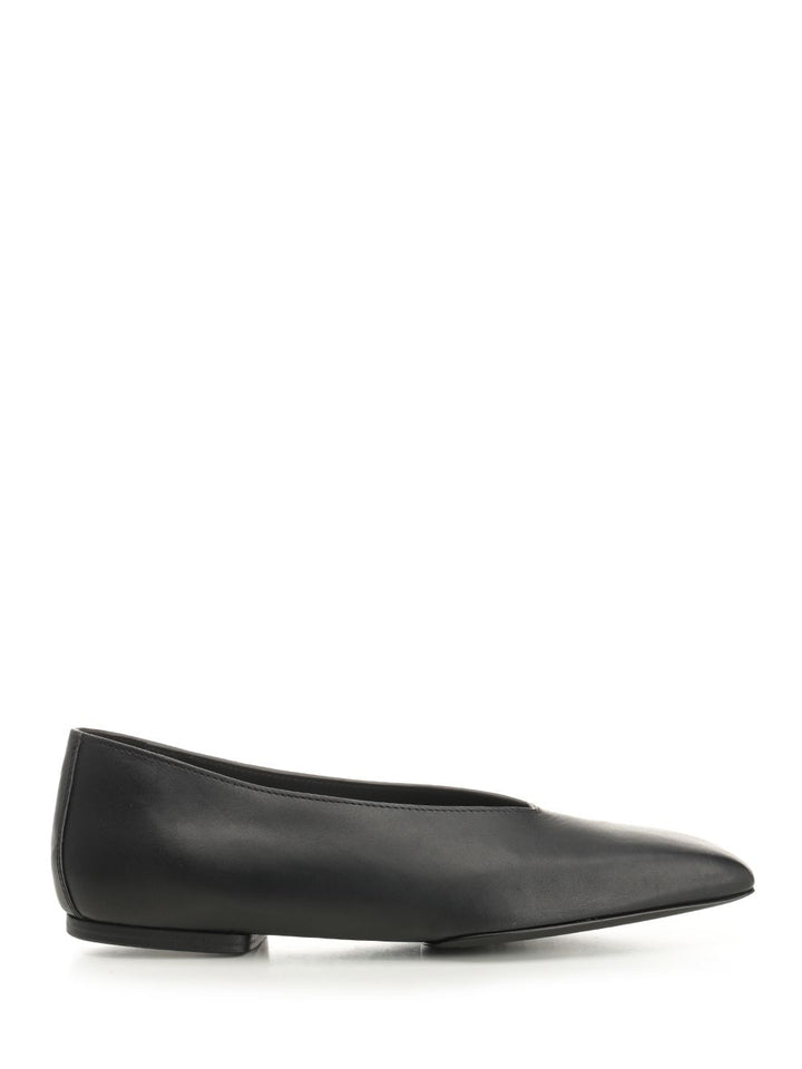 Rick Owens Leather Ballerinas Scarpe basse - Black | d2e4aa246de6b883880d974b2e12805b4052988f