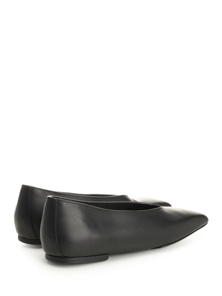 Rick Owens Leather Ballerinas Scarpe basse - Black | c7a361ddade71f3e4bc5ce4b3ee53b2b13d63c60
