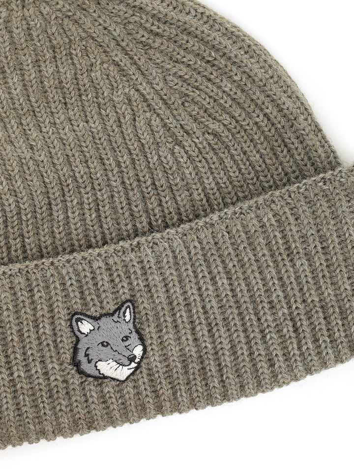 Maison KitsunÉ Wool Hat Hats - Green | ac32f722a6fbafeb04dd0e668c29caa0a581c2d9