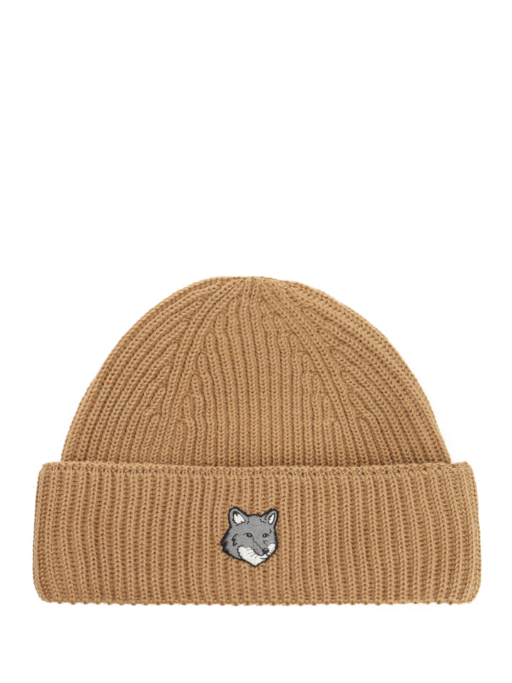 Maison KitsunÉ Wool Hat Hats - Brown | 6c327f5224b6f16676a2918237fe85d4846eac19