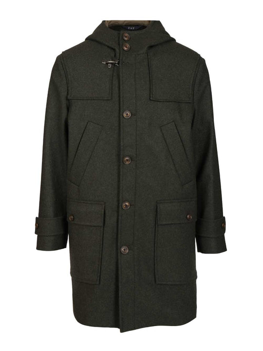 Wool And Cashmere Coat Jackets Green