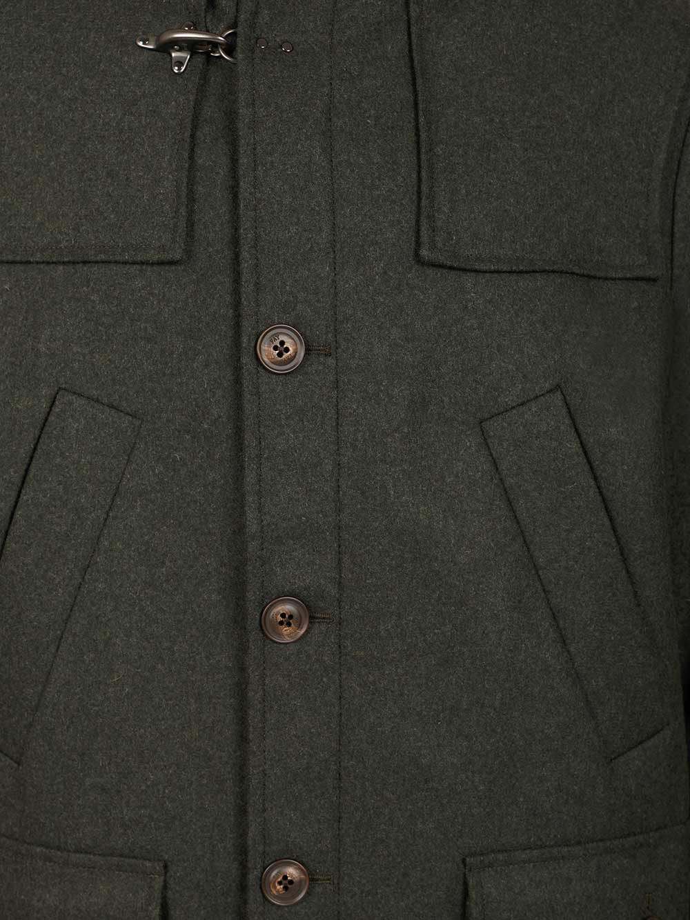 Fay Wool And Cashmere Coat Jackets - Green | 731b1252adc60b796bbd01aeb3bd9e5d3fbd825e