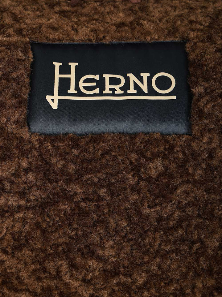 Herno Herno Alternative Fur Jacket Jackets - Brown | 7cf667ce73fc5d95905afc1270877808b3f30fb9