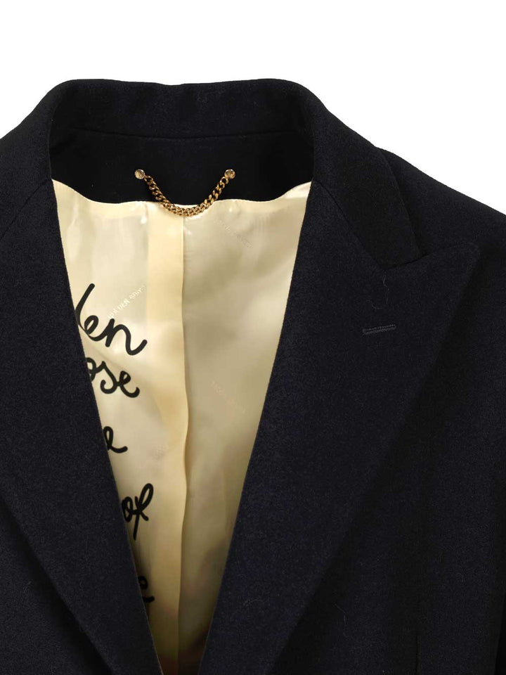 Golden Goose Deluxe Brand Journey Coat Coats - Blue | 68671928464cd4968c52098fdd7ede15e1a8d4b4