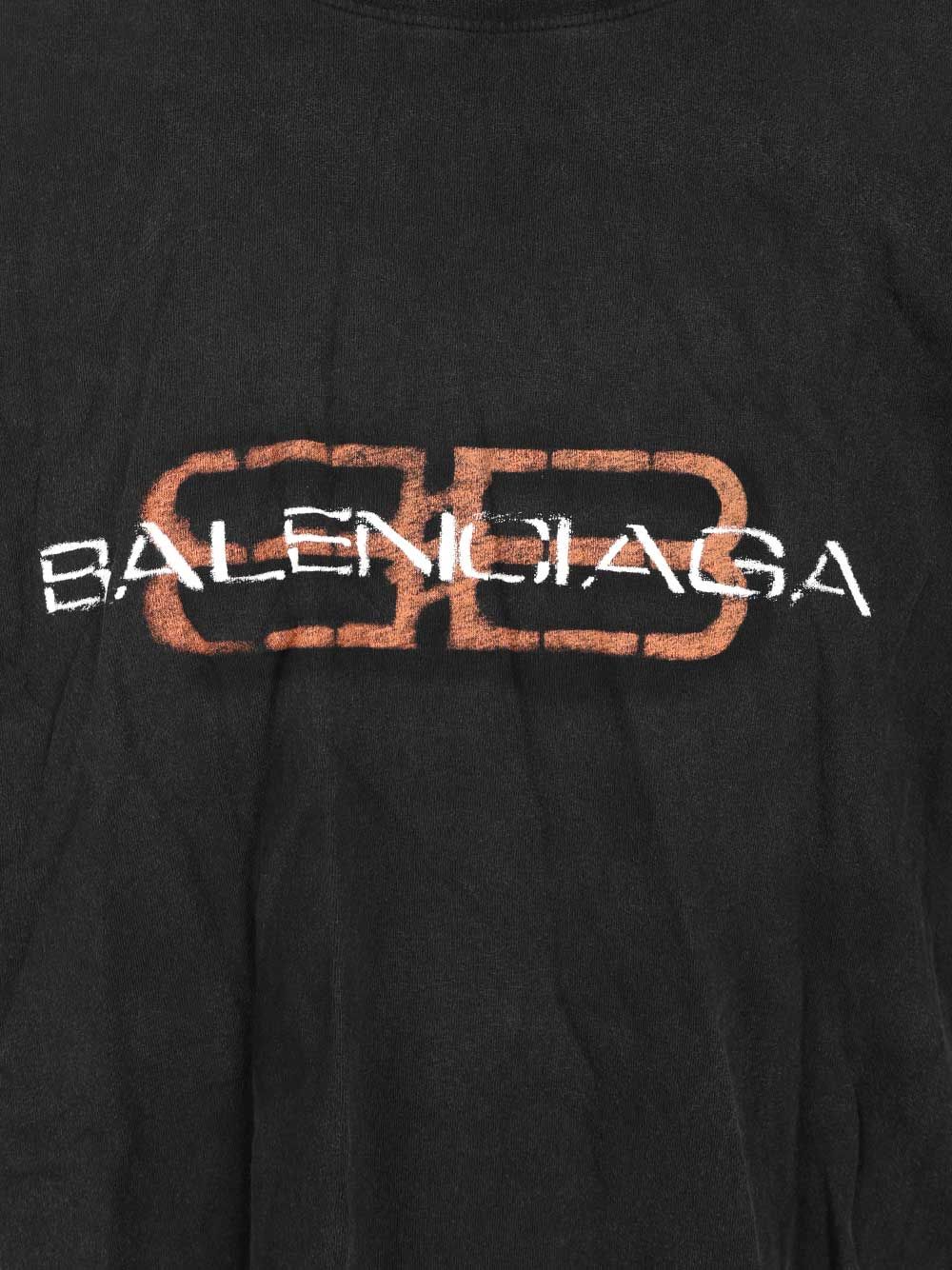 Balenciaga Bb Icon T-Shirt - Black | 11a979600bccc7bf820a71bbb61ebea481d06b6c