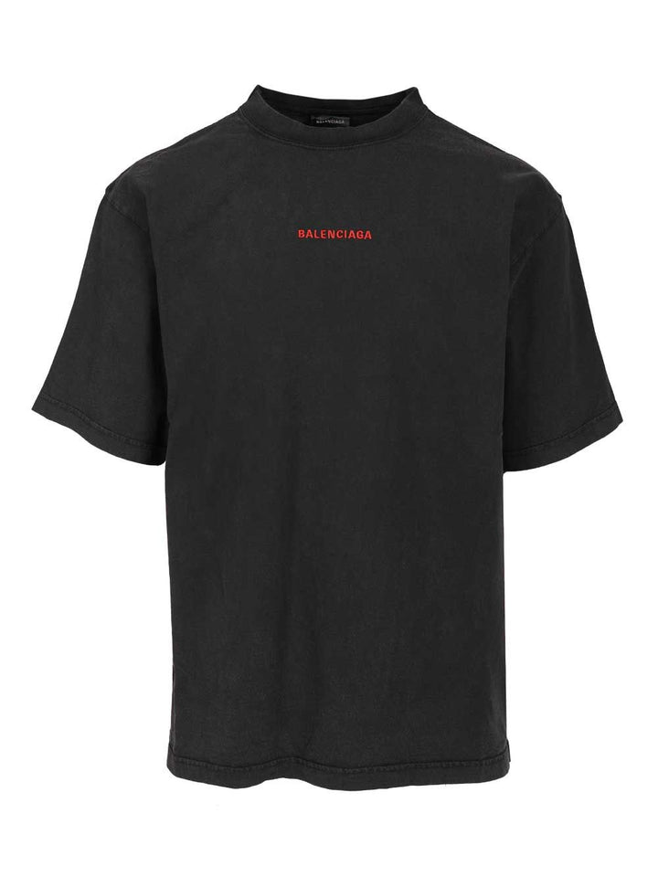 Balenciaga With Writing T-Shirt - Black | a65274765b3069241239cc80569fd7bbc9d1ee02