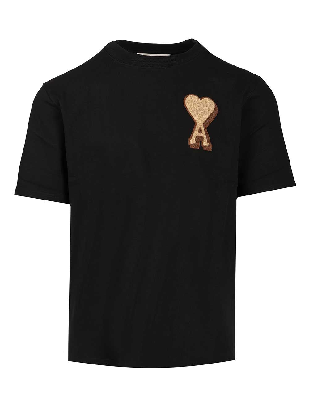 Ami Patch T-Shirt - Black | 54e50beea21cf473c815bd1076c127f815d1d117