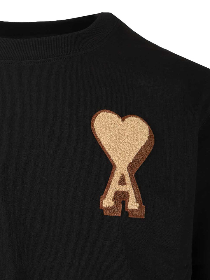 Ami Patch T-Shirt - Black | c89c824b8ddba9f56d5966effbf3f3cdb0ab8070