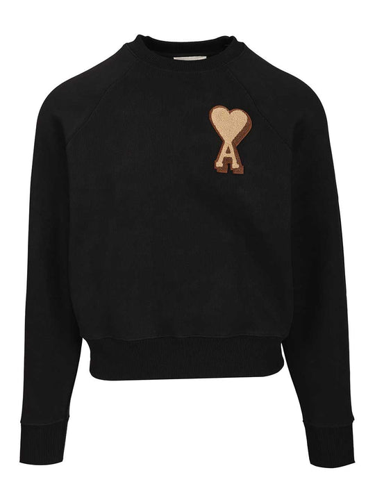 Ami De Coeur Sweatshirt Knitwear Black