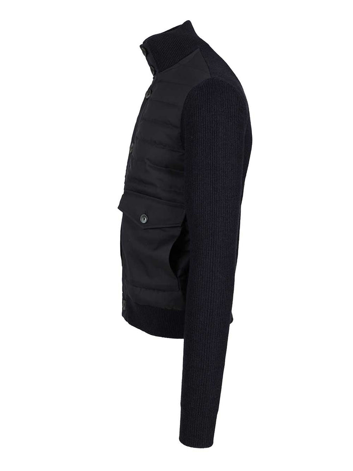 Herno Jacket In Pure Merino Wool Jackets - Blue | 1c10db0e8afcbb04b072c7fa432d7c121953b24e
