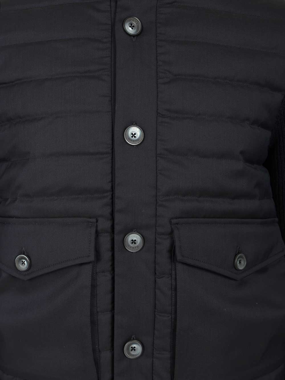 Herno Jacket In Pure Merino Wool Jackets - Blue | bea74522fd3f067c696948069bdbfda668746628